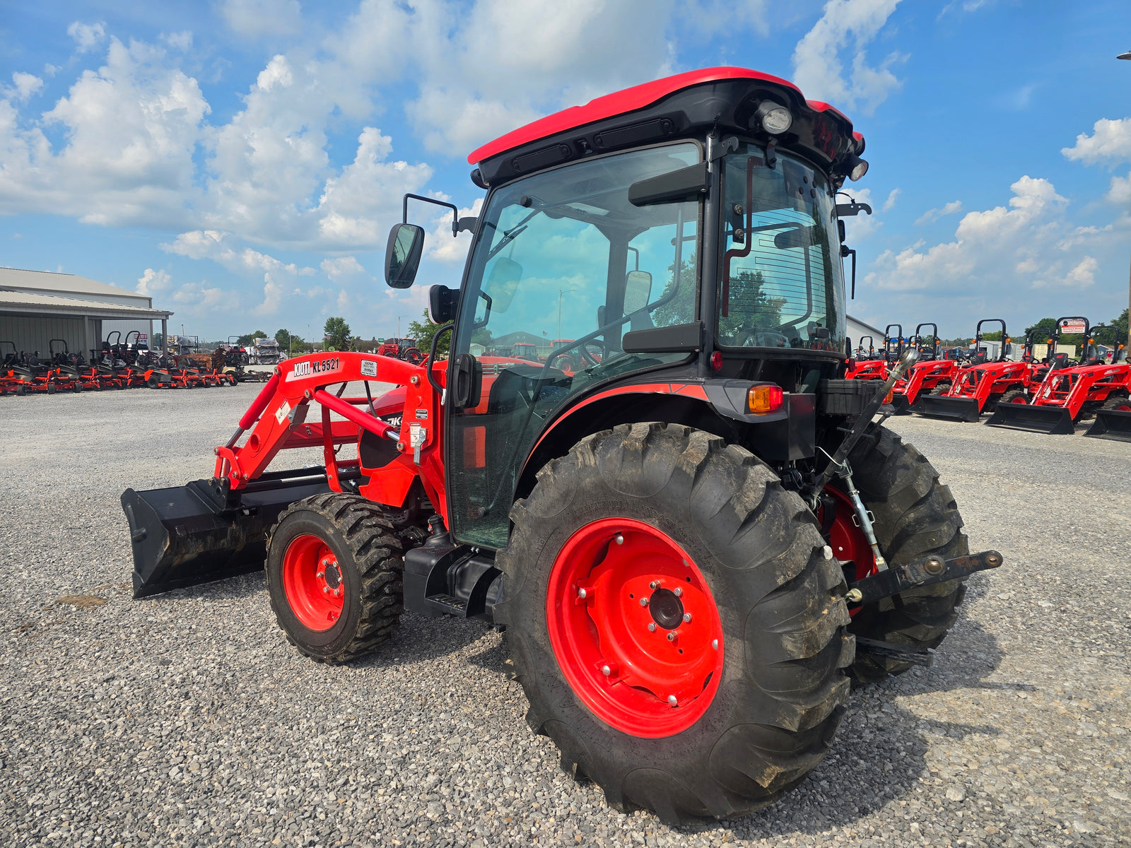 USED 2024 KIOTI DK4220SE CAB WITH LOADER - LOW HOURS - #6169811