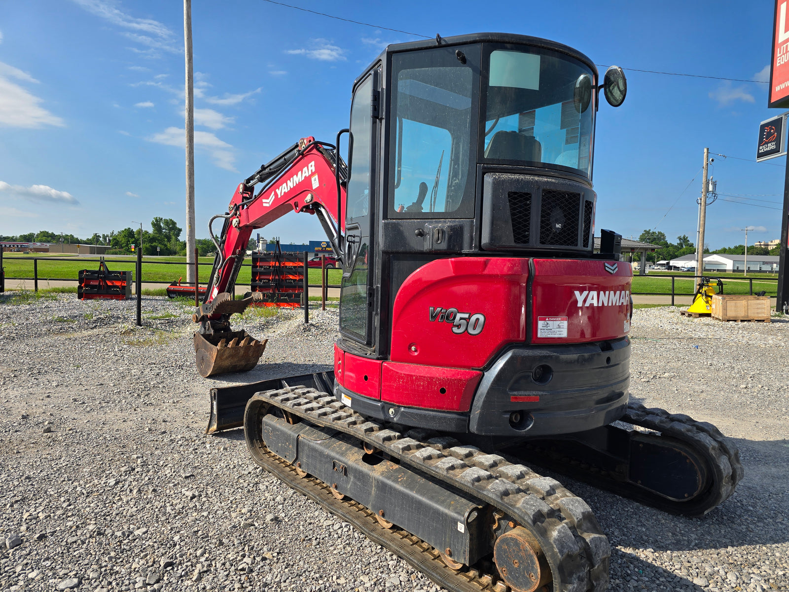 USED 2023 YANMAR VIO50-6A CAB - BUCKET & THUMB #6169715
