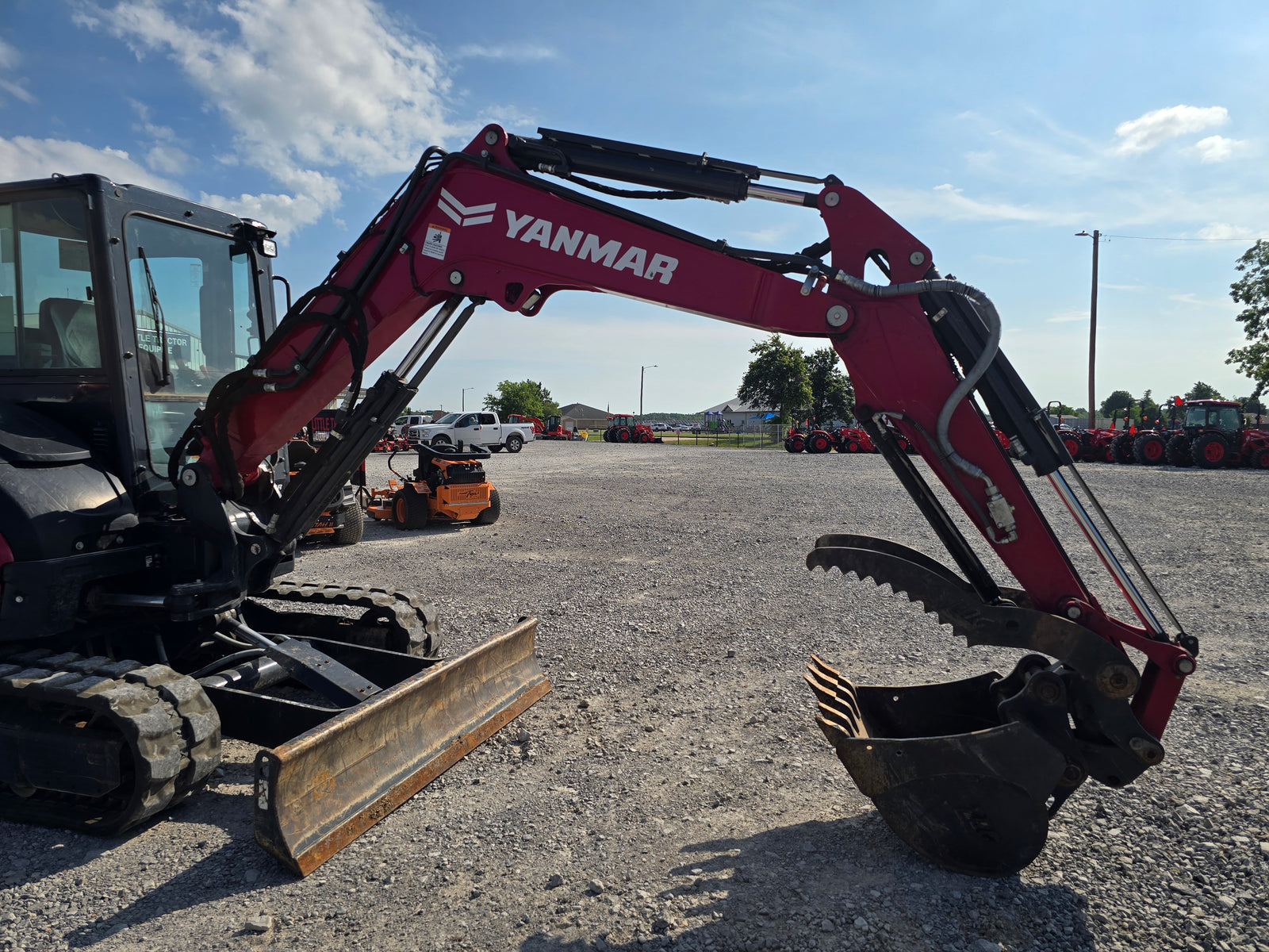 USED 2023 YANMAR VIO50-6A CAB - BUCKET & THUMB #6169715