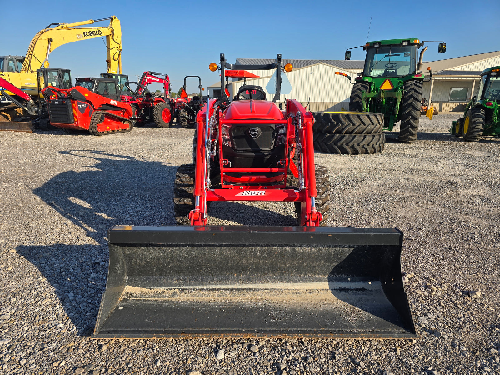 USED 2024 KIOTI CK2620HST WITH LOADER - ONLY 55 HOURS - #6169542 - $18,600
