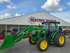 USED JOHN DEERE 5055E FULL CAB WITH LOADER - LOW HOURS