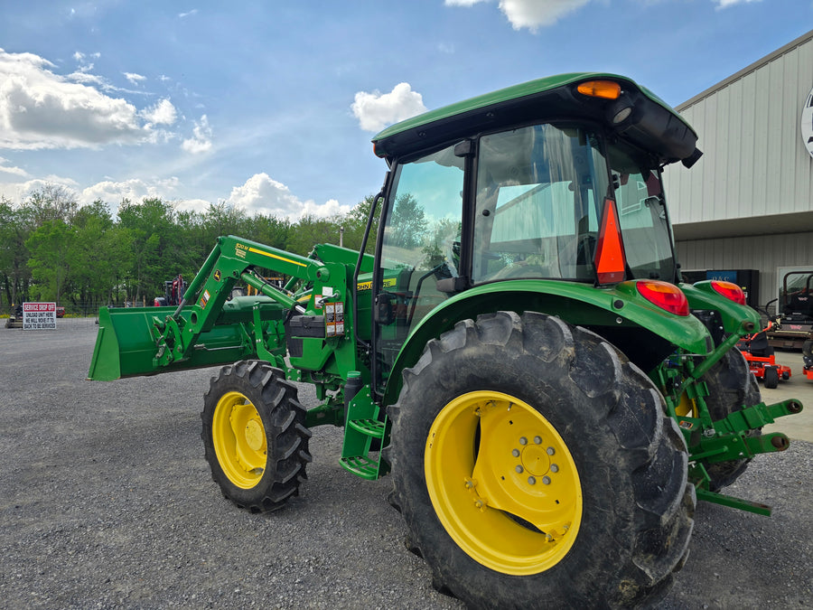 USED JOHN DEERE 5055E FULL CAB WITH LOADER - LOW HOURS