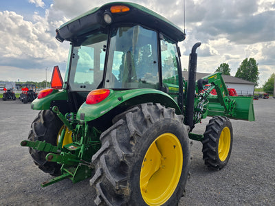 USED JOHN DEERE 5055E FULL CAB WITH LOADER - LOW HOURS