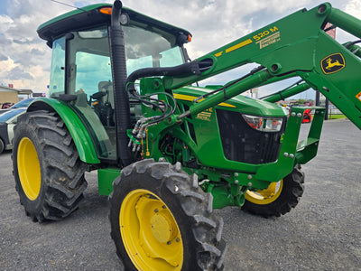 USED JOHN DEERE 5055E FULL CAB WITH LOADER - LOW HOURS
