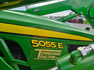 USED JOHN DEERE 5055E FULL CAB WITH LOADER - LOW HOURS