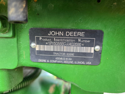 USED JOHN DEERE 5055E FULL CAB WITH LOADER - LOW HOURS