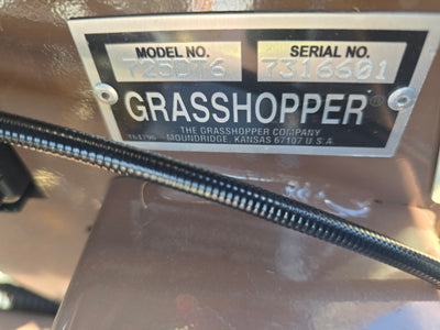 USED 2023 GRASSHOPPER 725D-61" POWER FOLD DECK #3288623