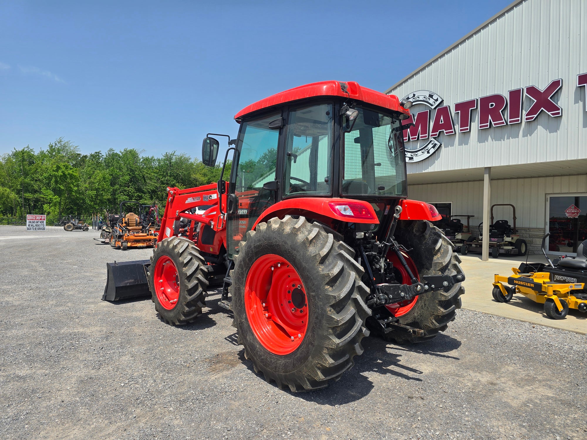 USED 2021 KIOTI RX7320 CAB WITH LOADER #4162503