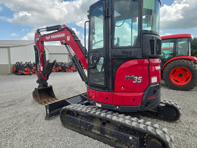 USED 2023 YANMAR VIO-35 CAB WITH BUCKET AND THUMB #4162443