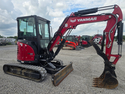 USED 2023 YANMAR VIO-35 CAB WITH BUCKET AND THUMB #4162443