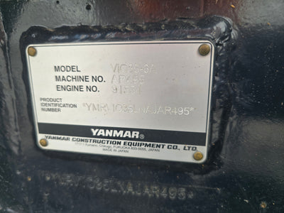 USED 2023 YANMAR VIO-35 CAB WITH BUCKET AND THUMB #4162443