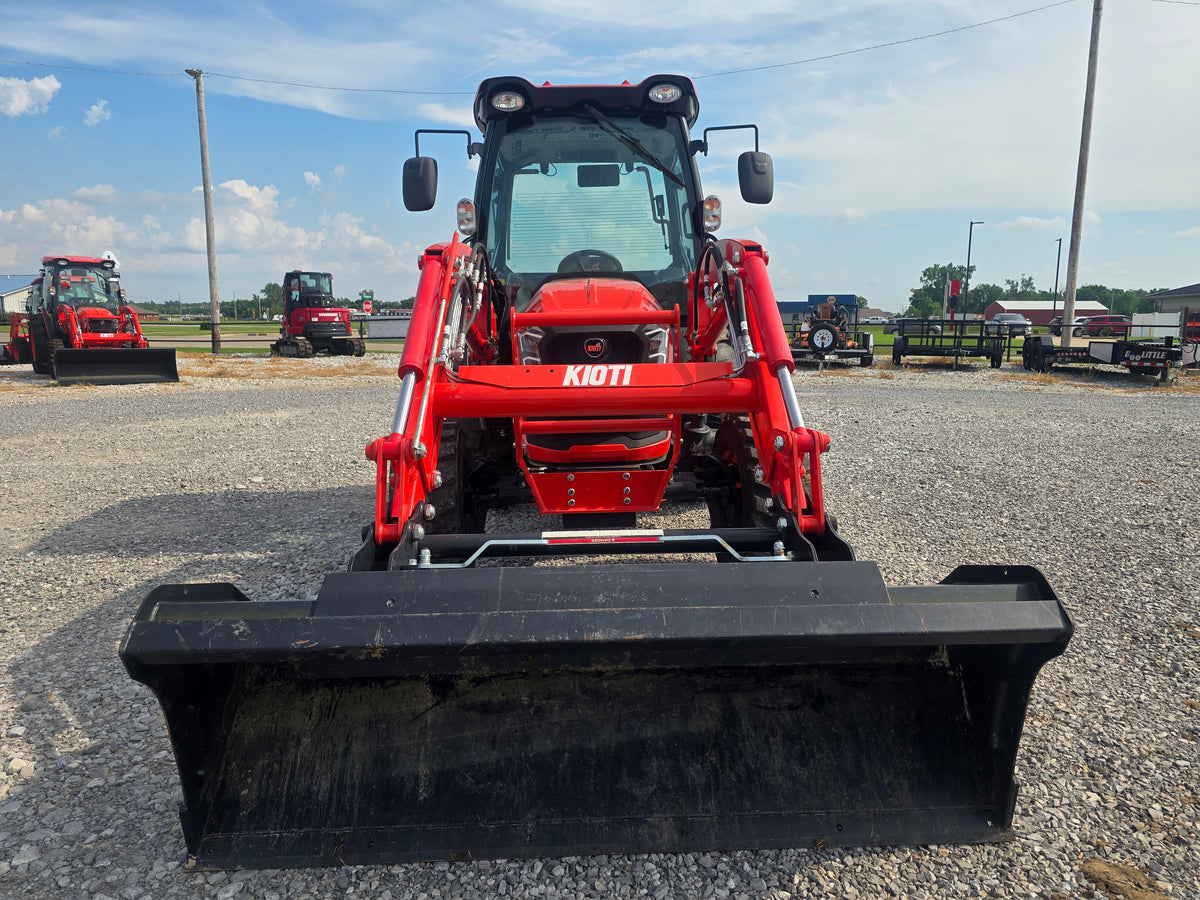 USED 2024 KIOTI DK4220SE CAB WITH LOADER - LOW HOURS - #6169811