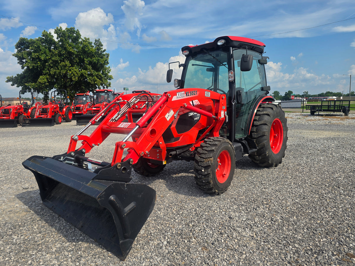 USED 2024 KIOTI DK4220SE CAB WITH LOADER - LOW HOURS - #6169811