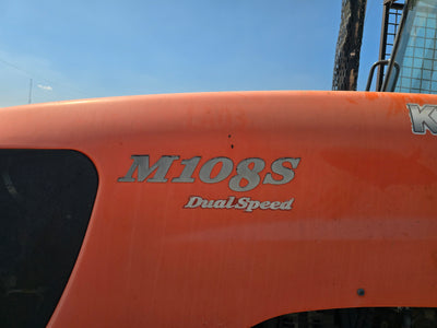 USED 2010 KUBOTA M108S DUAL SPEED WITH DITCH MOWER