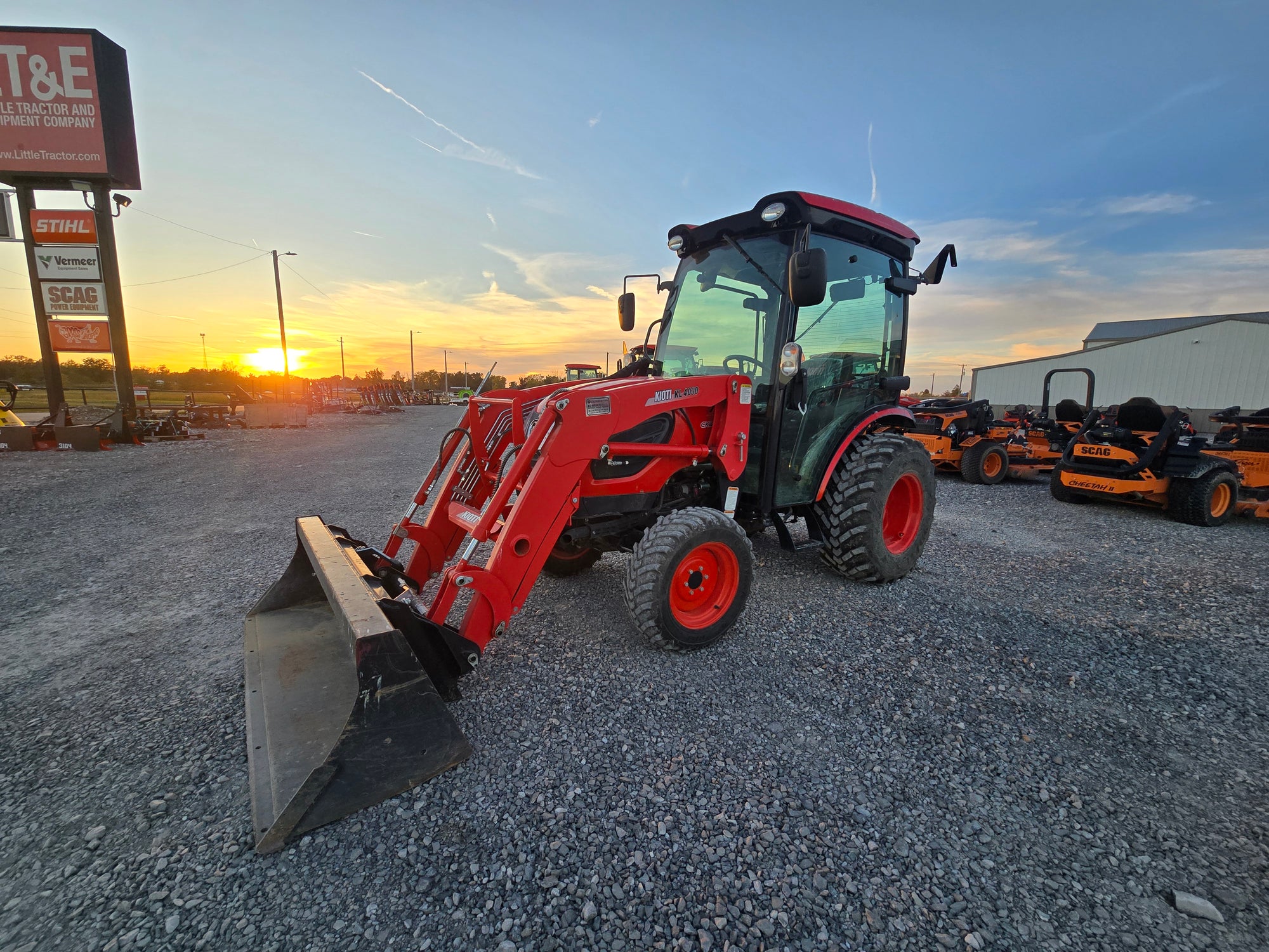 USED 2022 KIOTI CK4010SE CAB - LESS THAN 100HRS - #6168563