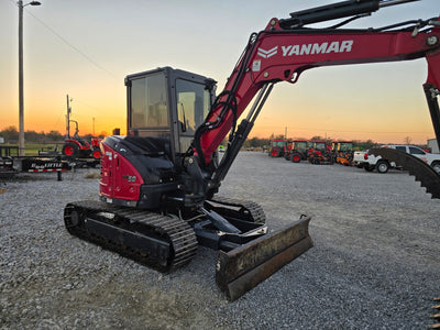 USED 2022 YANMAR VIO-50 CAB - 4 WAY BLADE - STEEL TRACKS - #4162624
