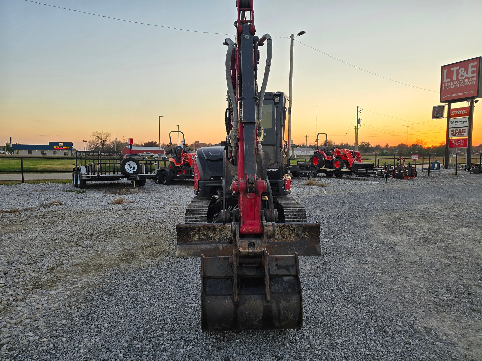 USED 2022 YANMAR VIO-50 CAB - 4 WAY BLADE - STEEL TRACKS - #4162624