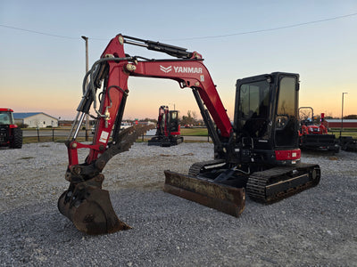 USED 2022 YANMAR VIO-50 CAB - 4 WAY BLADE - STEEL TRACKS - #4162624