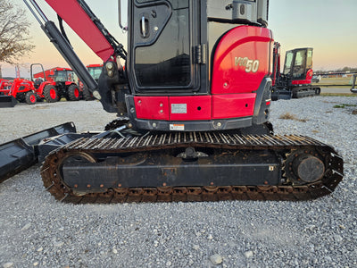 USED 2022 YANMAR VIO-50 CAB - 4 WAY BLADE - STEEL TRACKS - #4162624