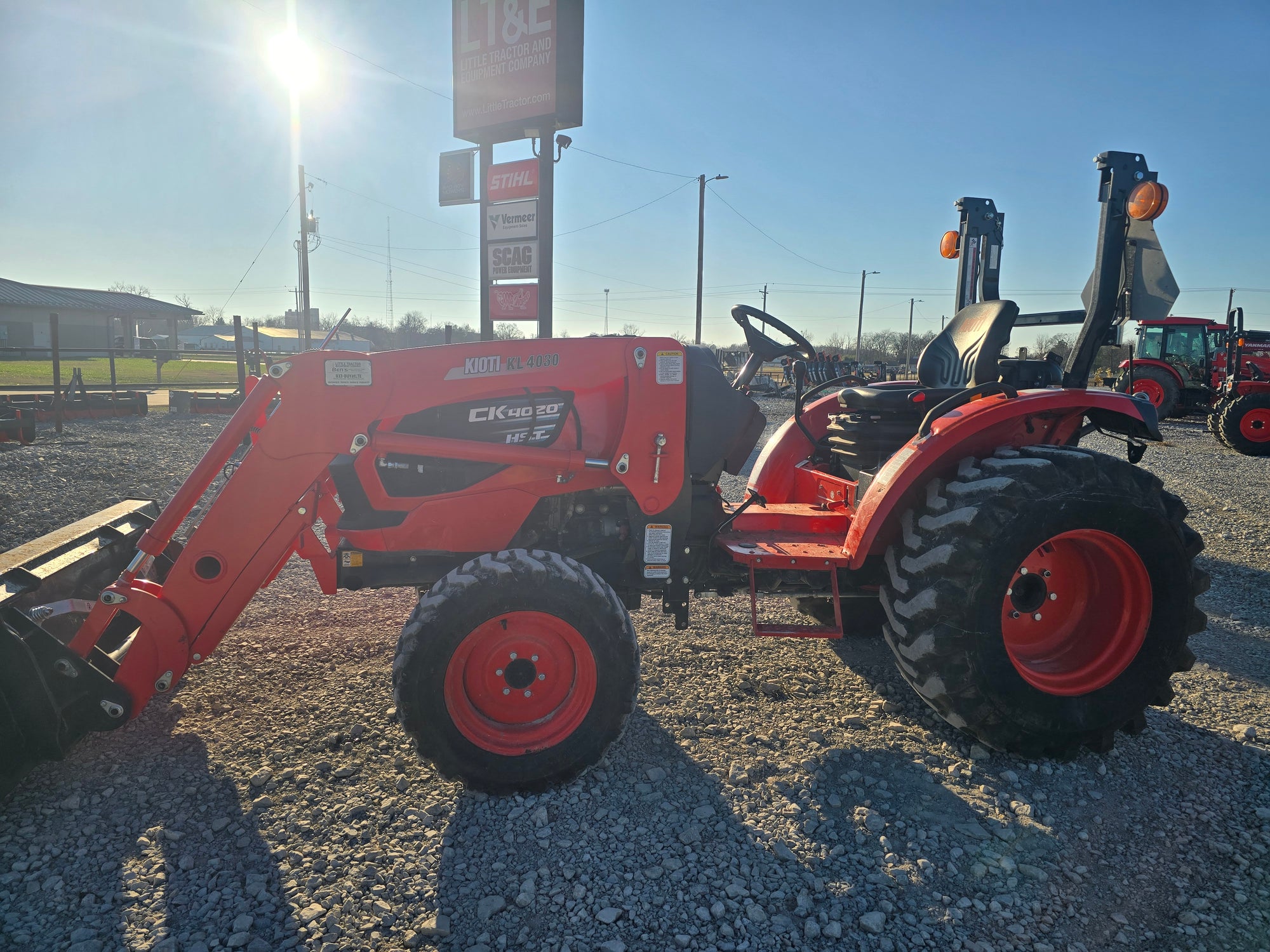 USED - 2023 KIOTI CK4020HST WITH LOADER & 3RD FUNCTION - LESS THAN 90 HOURS - #6106725