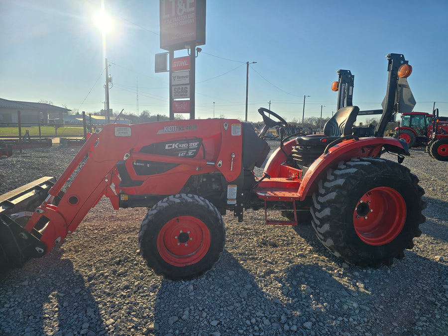 USED - 2023 KIOTI CK4020HST WITH LOADER & 3RD FUNCTION - LESS THAN 90 HOURS - #6106725