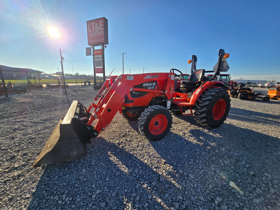 USED - 2023 KIOTI CK4020HST WITH LOADER & 3RD FUNCTION - LESS THAN 90 HOURS - #6106725
