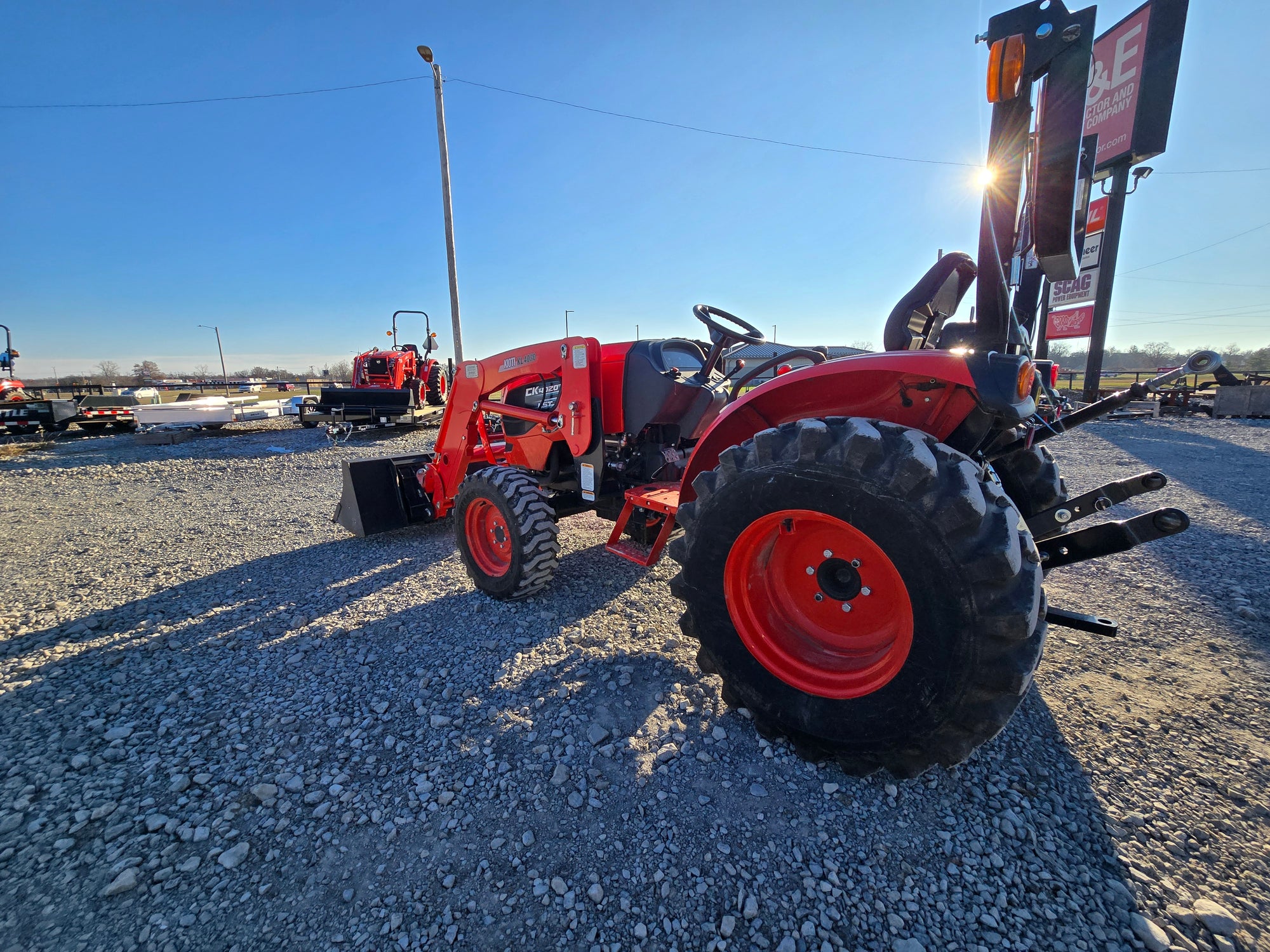 USED - 2023 KIOTI CK4020HST WITH LOADER & 3RD FUNCTION - LESS THAN 90 HOURS - #6106725