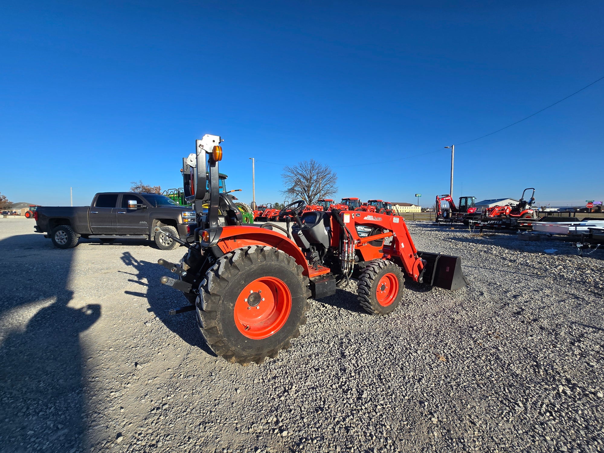 USED - 2023 KIOTI CK4020HST WITH LOADER & 3RD FUNCTION - LESS THAN 90 HOURS - #6106725