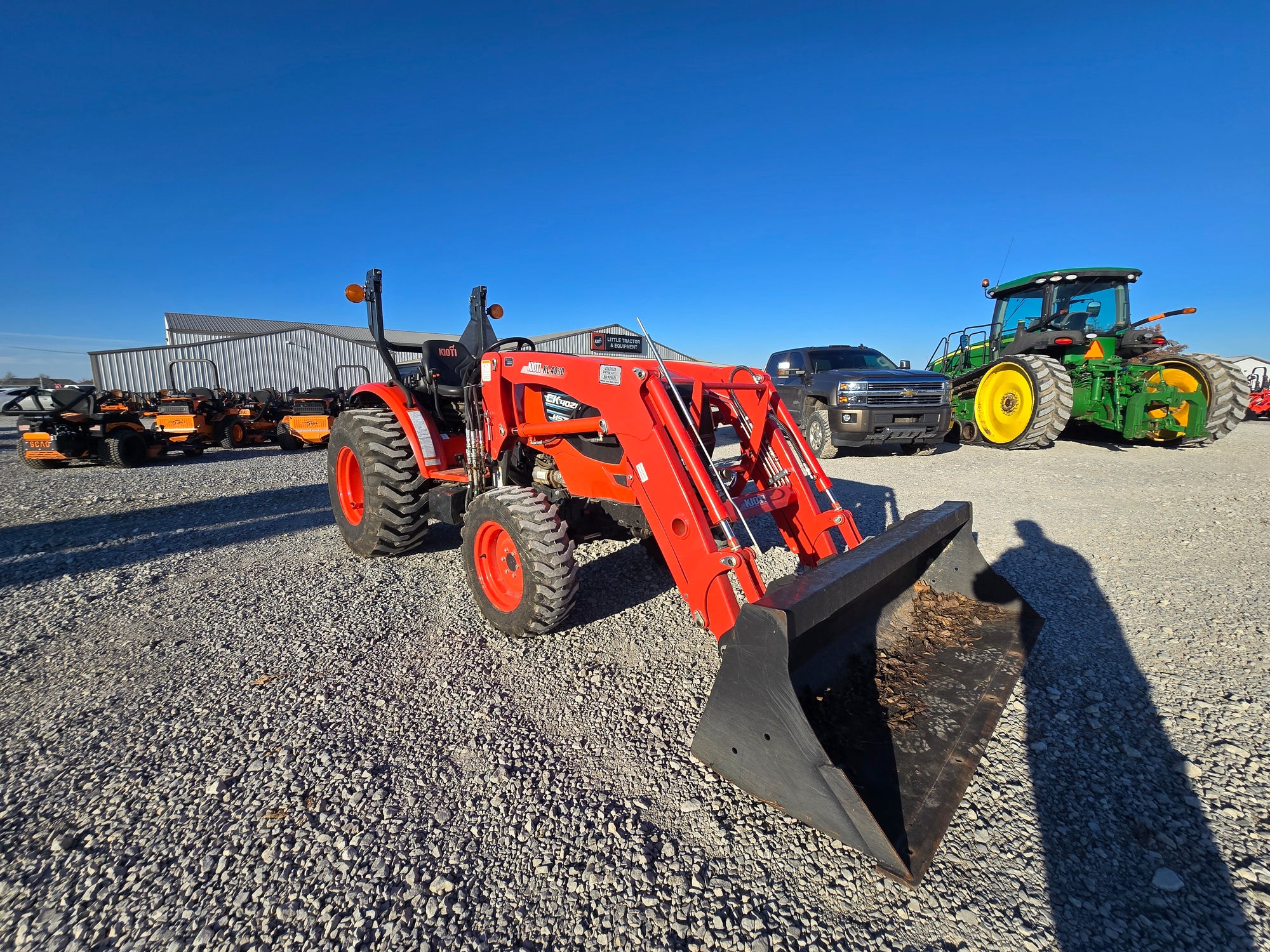 USED - 2023 KIOTI CK4020HST WITH LOADER & 3RD FUNCTION - LESS THAN 90 HOURS - #6106725