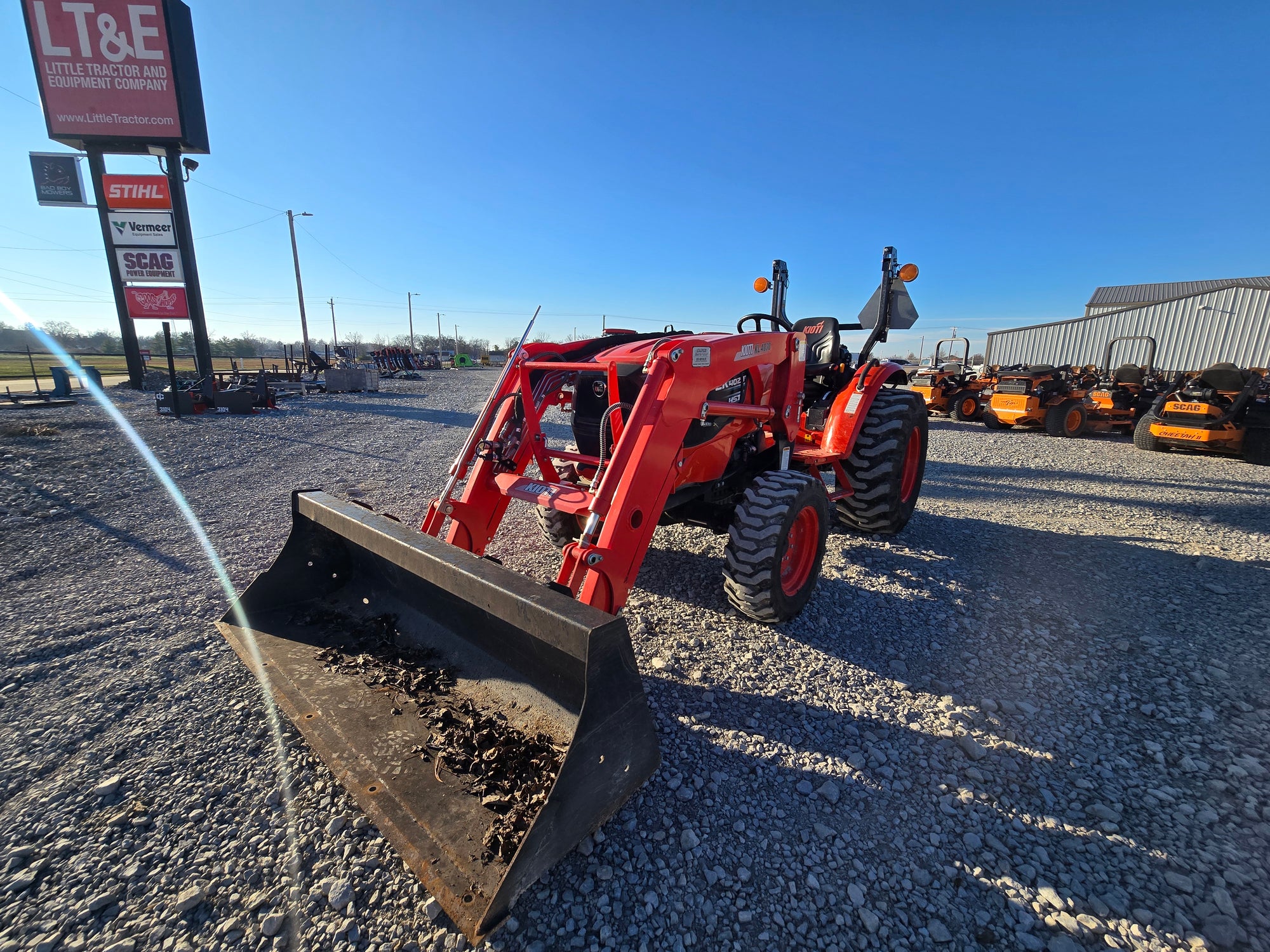 USED - 2023 KIOTI CK4020HST WITH LOADER & 3RD FUNCTION - LESS THAN 90 HOURS - #6106725