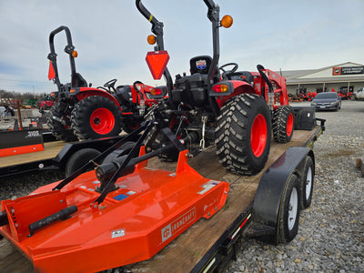 USED 2022 KIOTI CK2610HST - PACKAGE DEAL - TRACTOR,LOADER,CUTTER & TRAILER