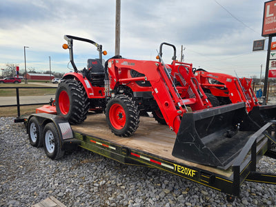 USED 2022 KIOTI CK2610HST - PACKAGE DEAL - TRACTOR,LOADER,CUTTER & TRAILER