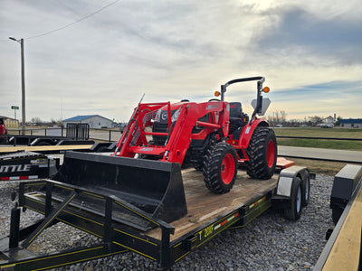 USED 2022 KIOTI CK2610HST - PACKAGE DEAL - TRACTOR,LOADER,CUTTER & TRAILER