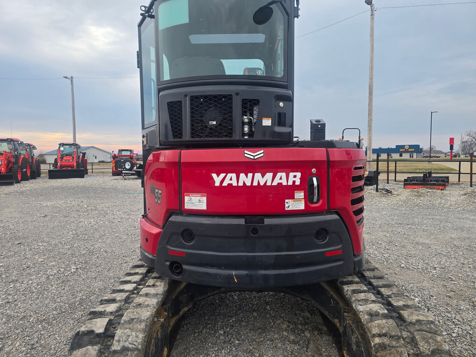 USED 2023 YANMAR VIO-55 CAB WITH BUCKET & THUMB #6169101