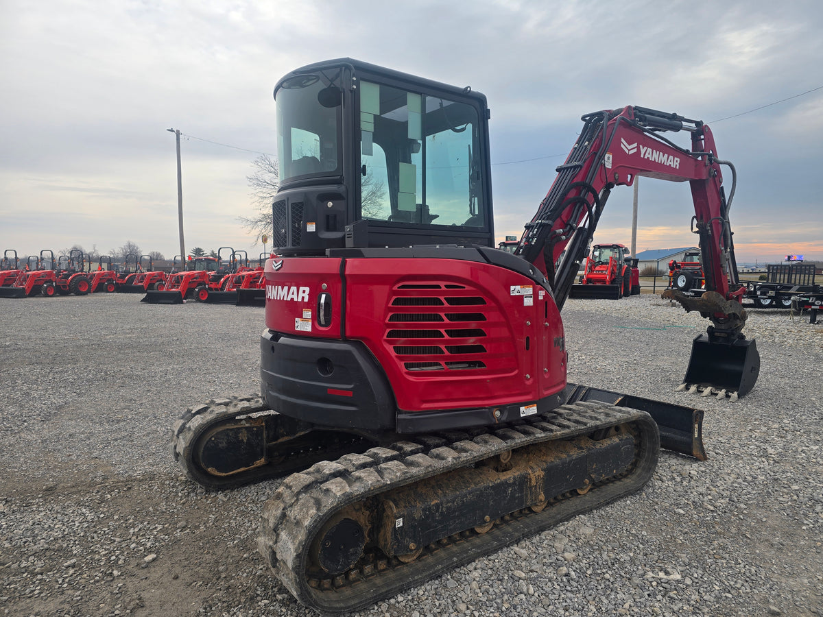 USED 2023 YANMAR VIO-55 CAB WITH BUCKET & THUMB #6169101