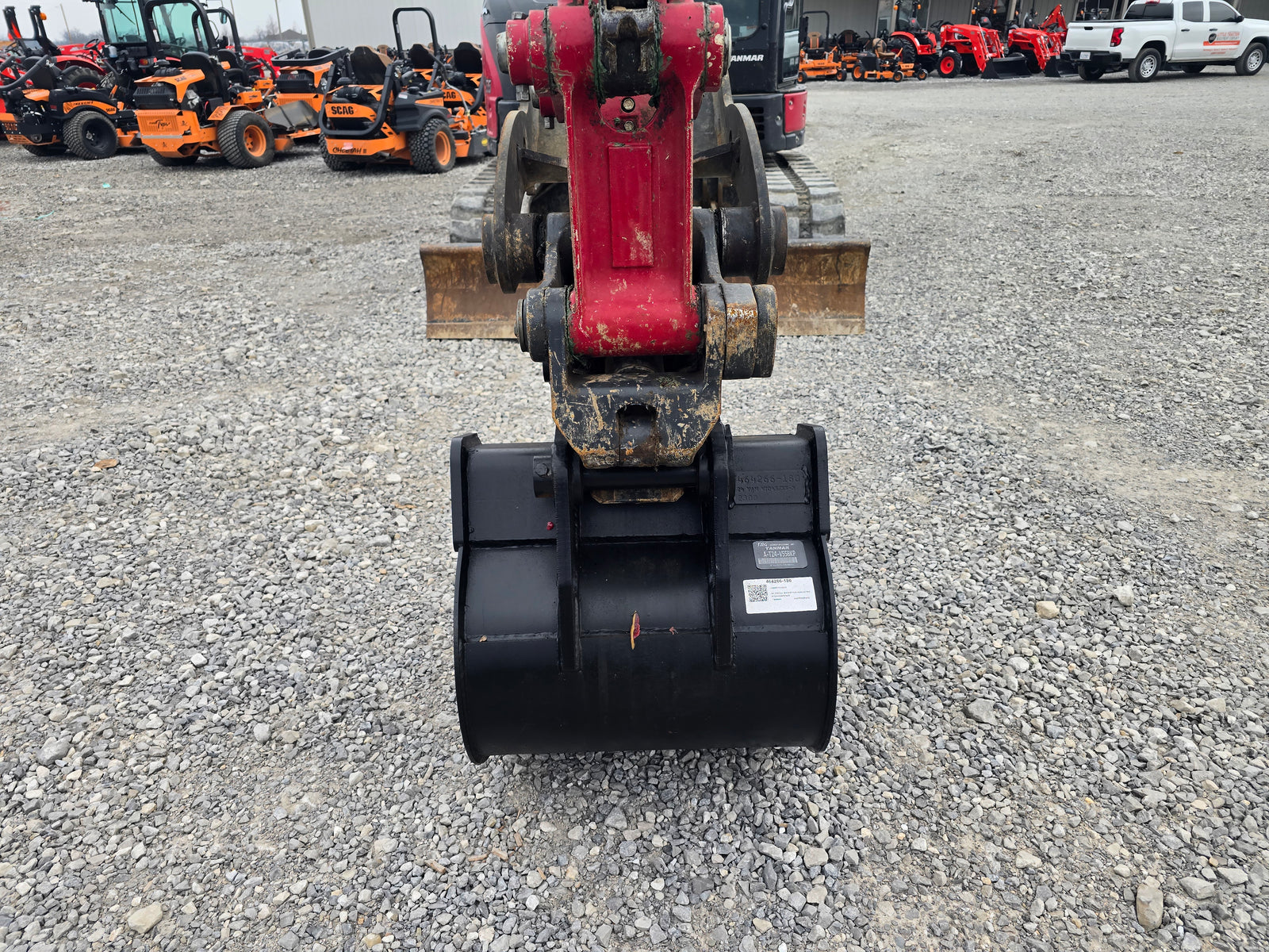USED 2023 YANMAR VIO-55 CAB WITH BUCKET & THUMB #6169101