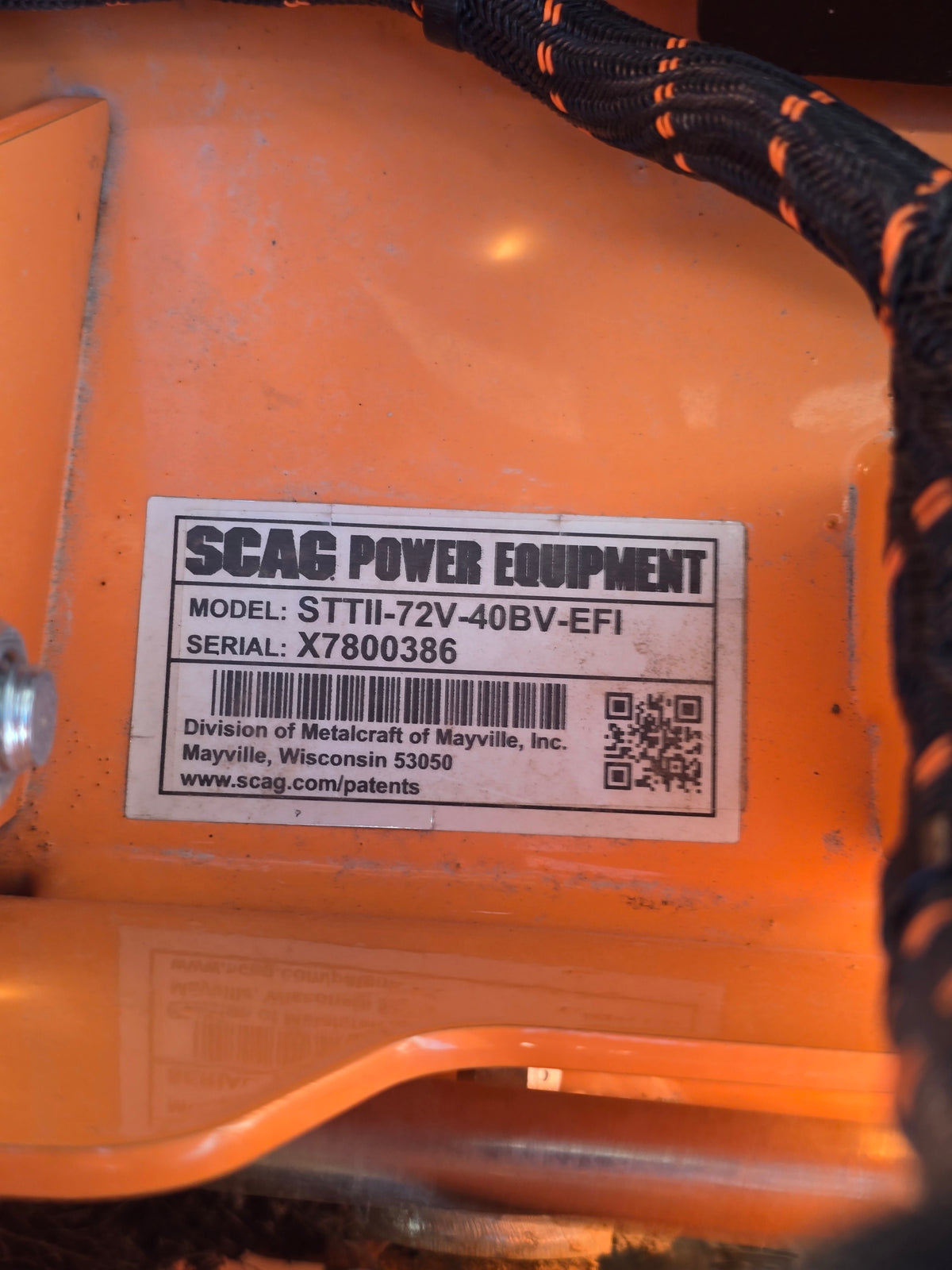 2024 SCAG TURF TIGER II- 72" CUT - 40HP EFI - #6169862
