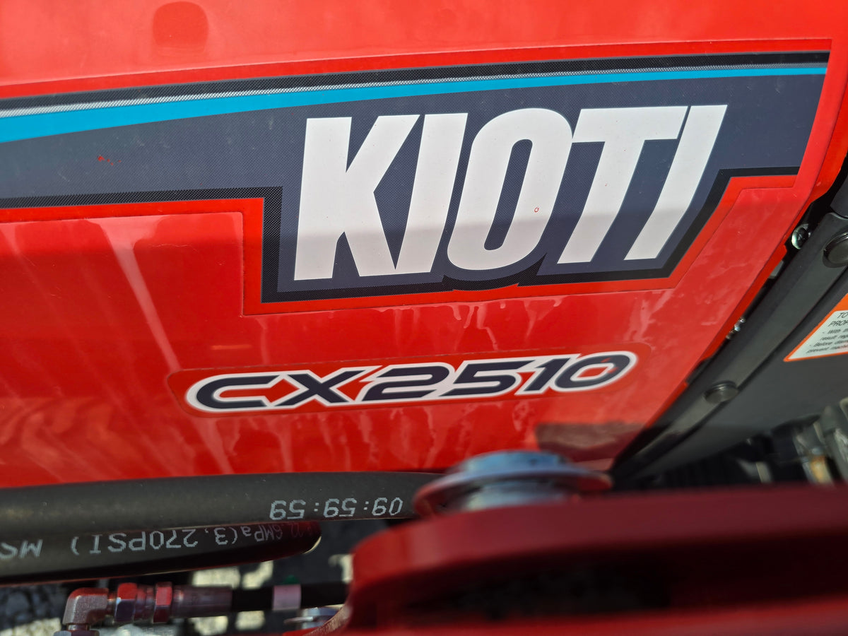 2021 KIOTI CX2510 - GEAR DRIVE - 4FT TILLER INCLUDED IN PRICE - #6106447