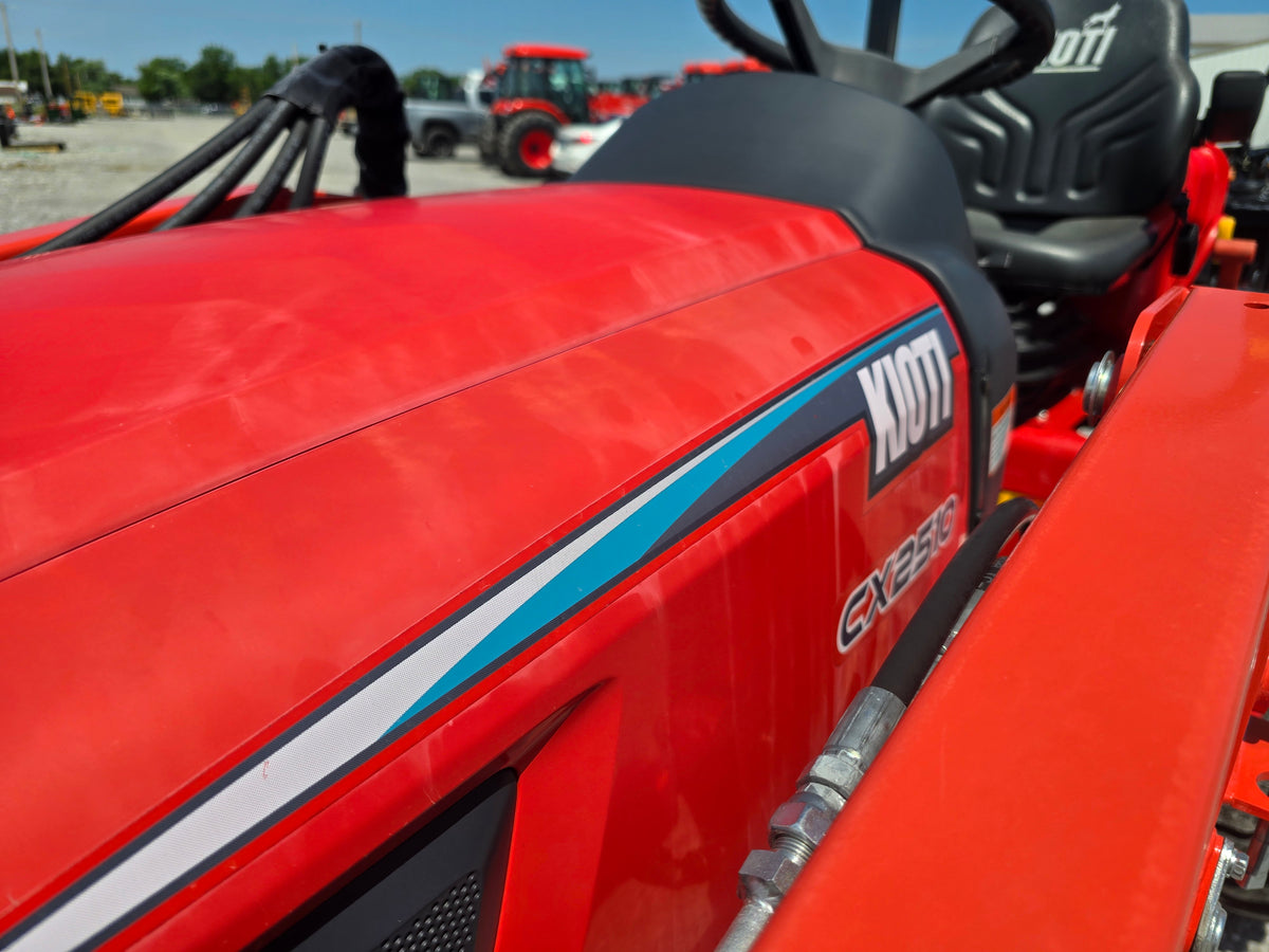 2021 KIOTI CX2510 - GEAR DRIVE - 4FT TILLER INCLUDED IN PRICE - #6106447