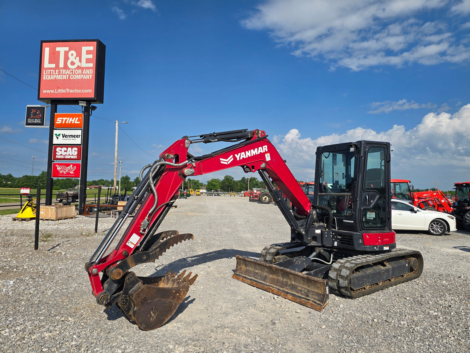 USED 2023 YANMAR VIO50-6A CAB - BUCKET & THUMB #6169715