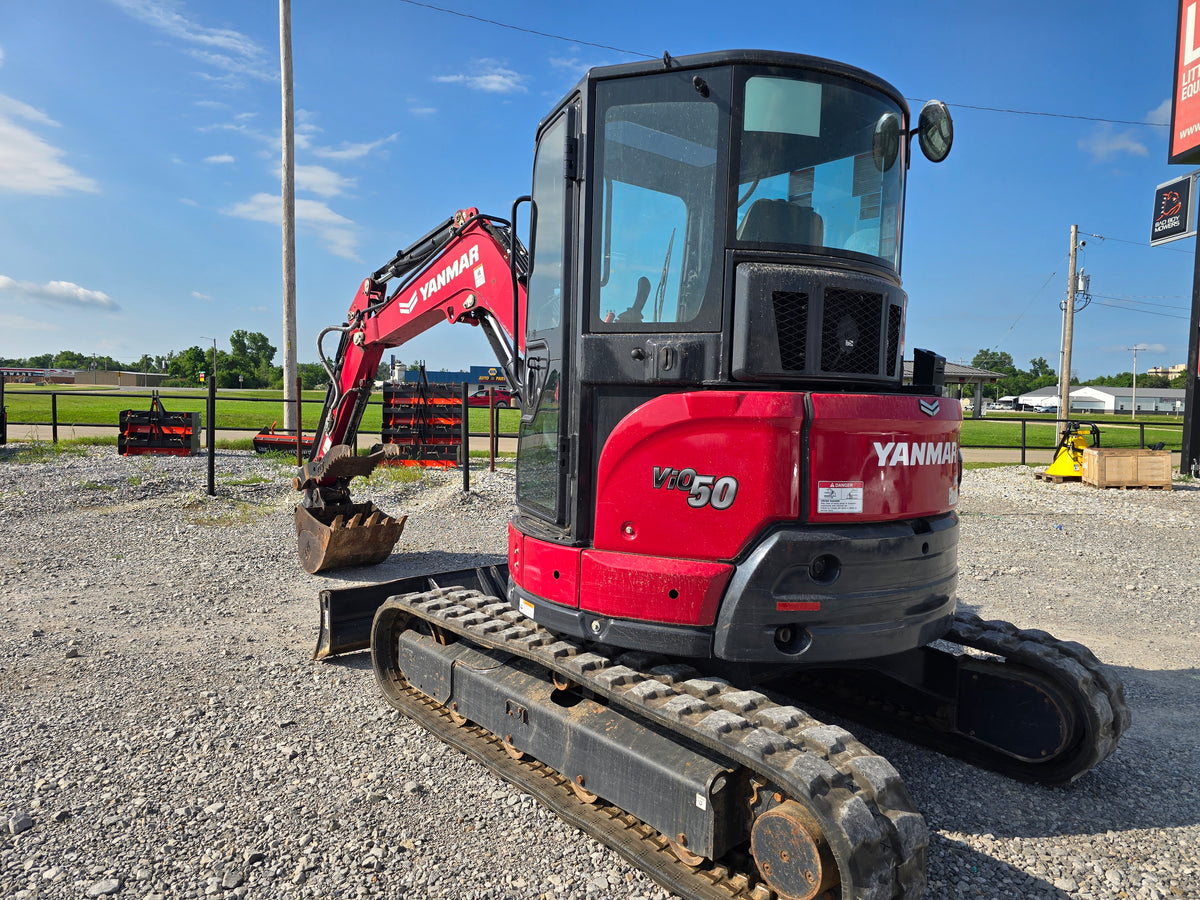 USED 2023 YANMAR VIO50-6A CAB - BUCKET & THUMB #6169715
