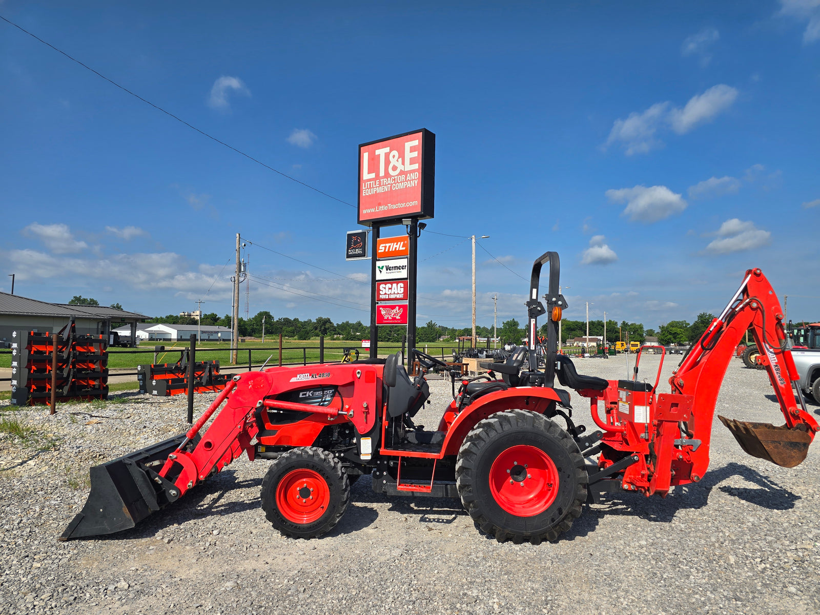 USED 2024 KIOTI CK3520SE - TRACTOR-LOADER-BACKHOE #6169990