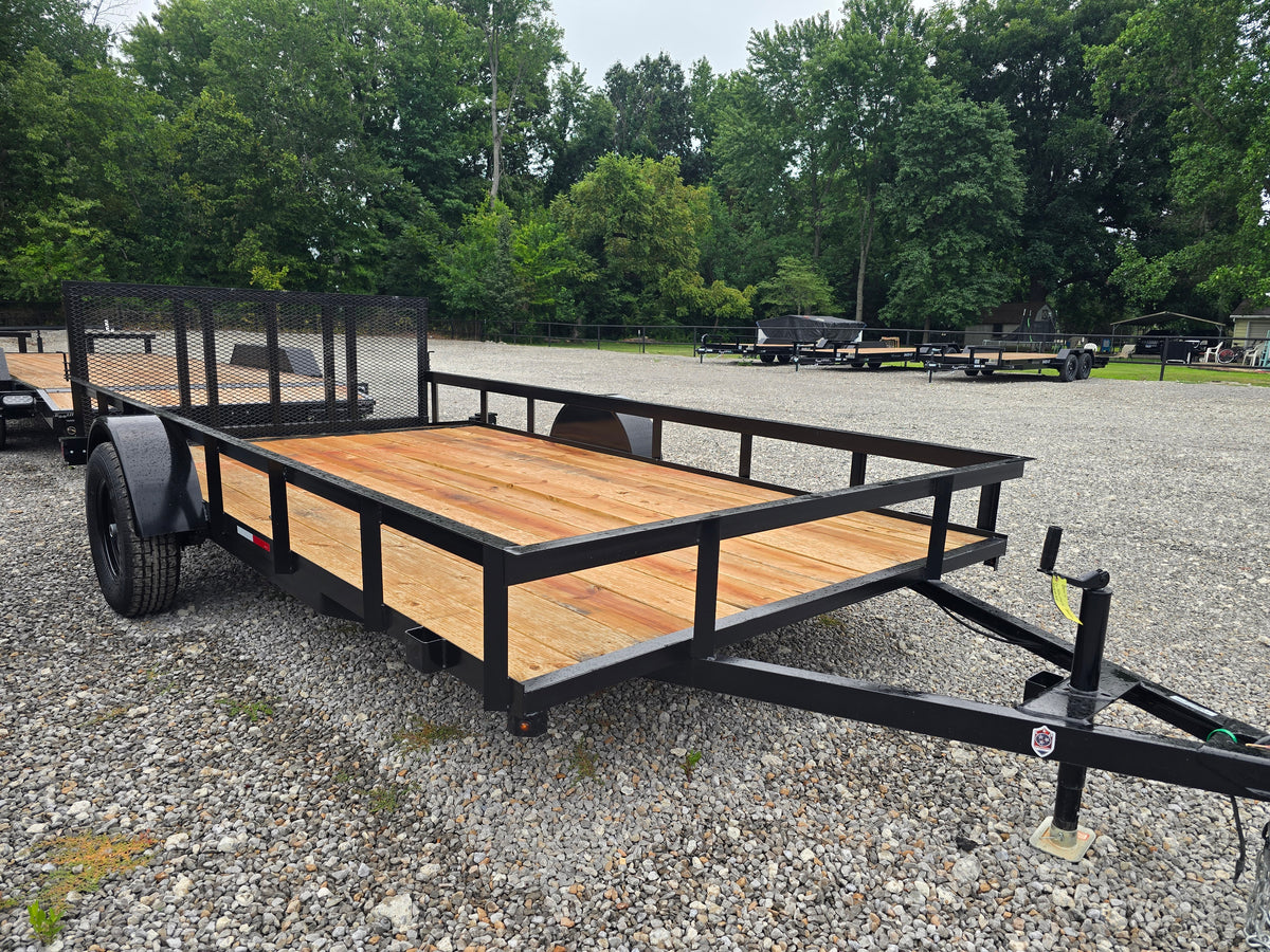 NEW L&O 61014U - SINGLE AXLE UTILITY TRAILER