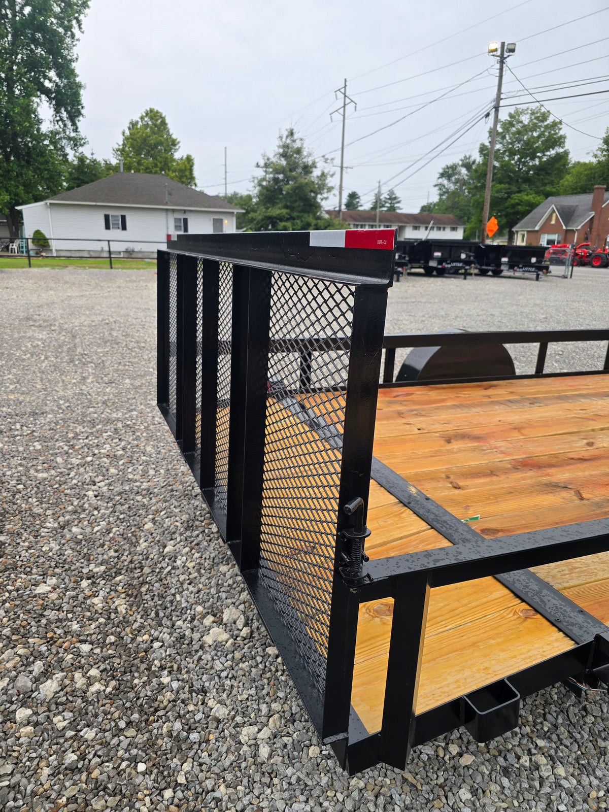 NEW L&O 61014U - SINGLE AXLE UTILITY TRAILER