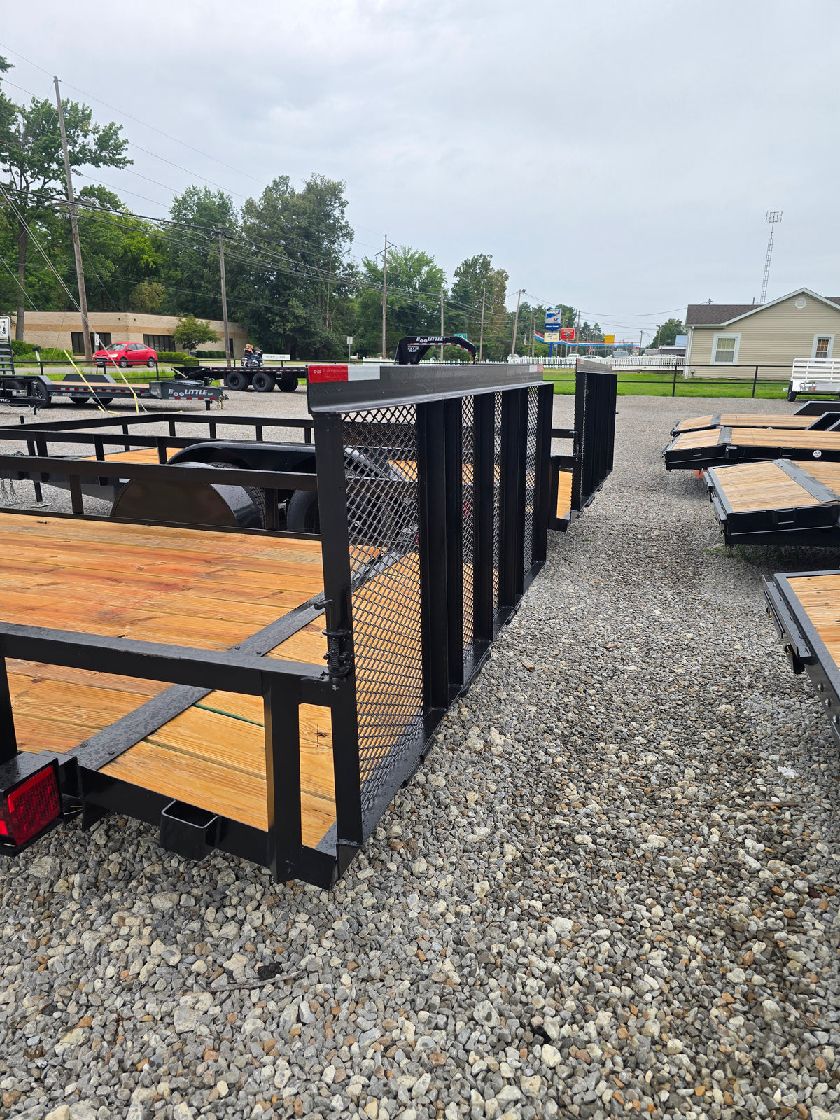NEW L&O 61014U - SINGLE AXLE UTILITY TRAILER
