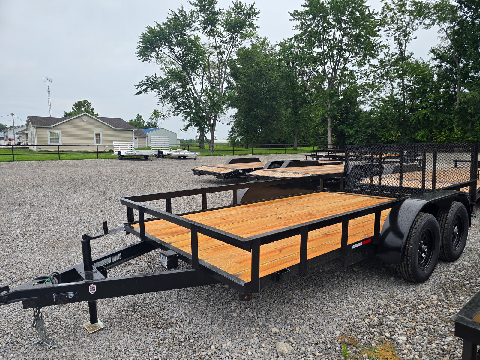 NEW L&O 61014 DUAL AXLE UTILITY TRAILER