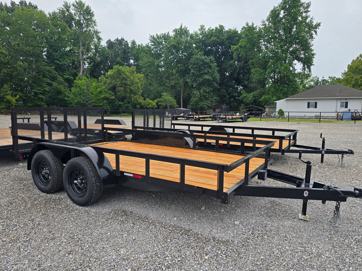 NEW L&O 61014 DUAL AXLE UTILITY TRAILER