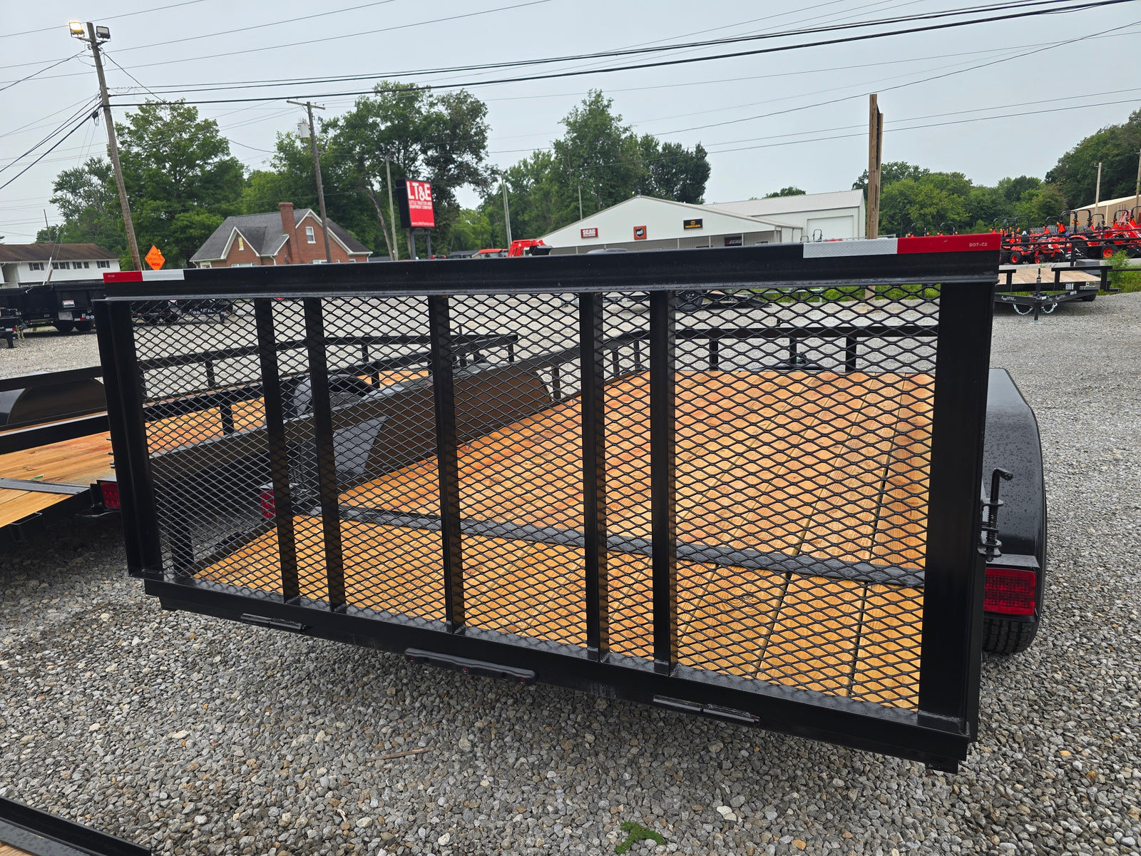 NEW L&O 61014 DUAL AXLE UTILITY TRAILER