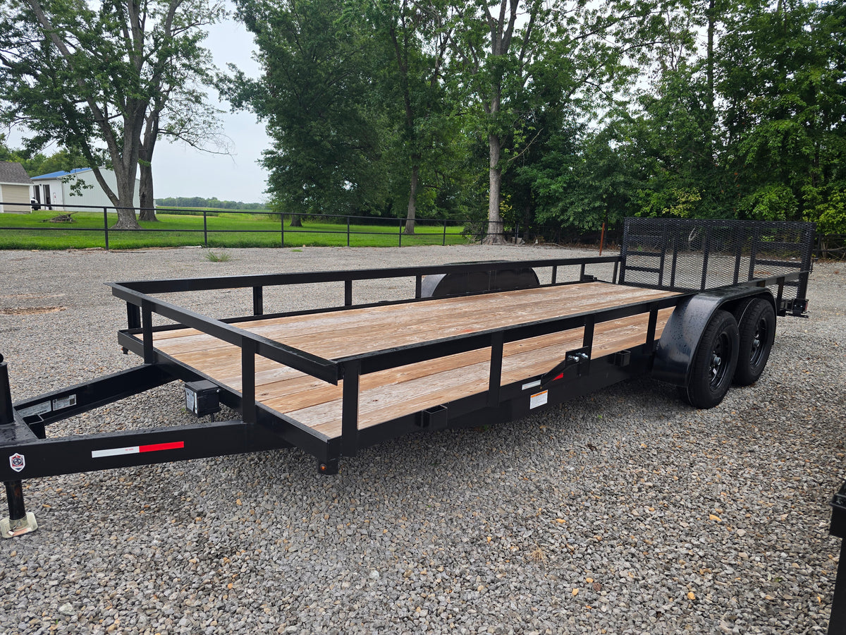 NEW L&amp;O 61020 - 20FT UTILTIY TRAILER WITH GATE