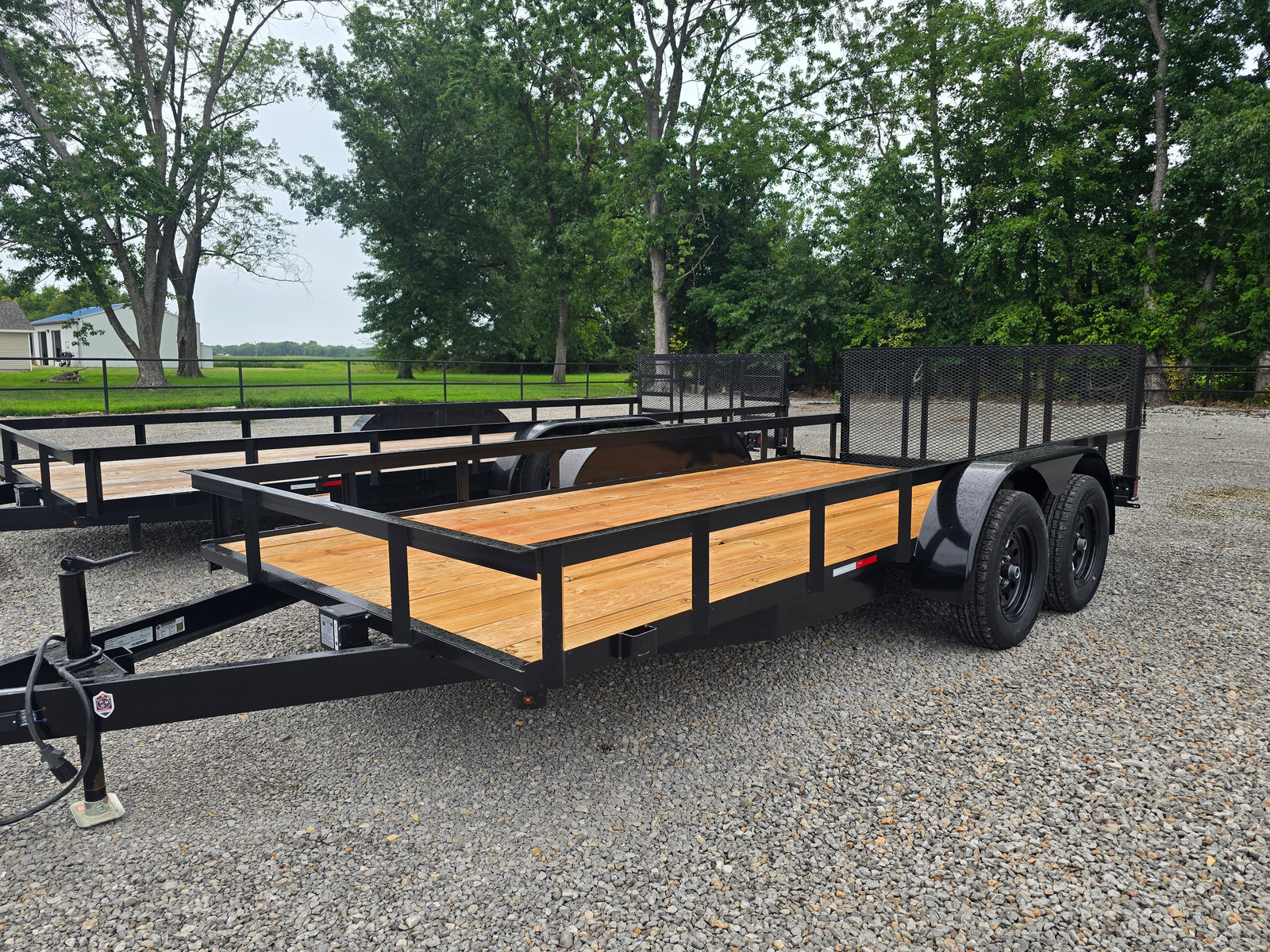 NEW L&O 61016 - 16FT UTILITY TRAILER WITH GATE
